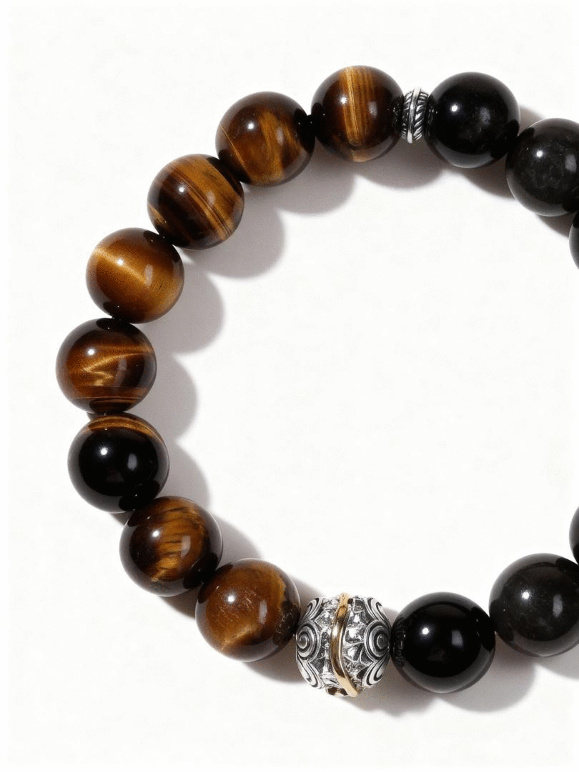 Gold Obsidian Tiger’s Eye Bracelet – Protection & Confidence | ArvnDao - Image 5