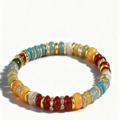 Rainbow Gemstone Bracelet – Balance, Healing & Positivity | ArvnDao