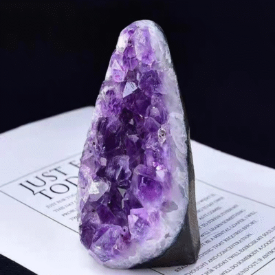 Natural Uruguay Amethyst Cluster | ArvnDao Healing Crystal for Peace, Intuition & Energy Cleansing