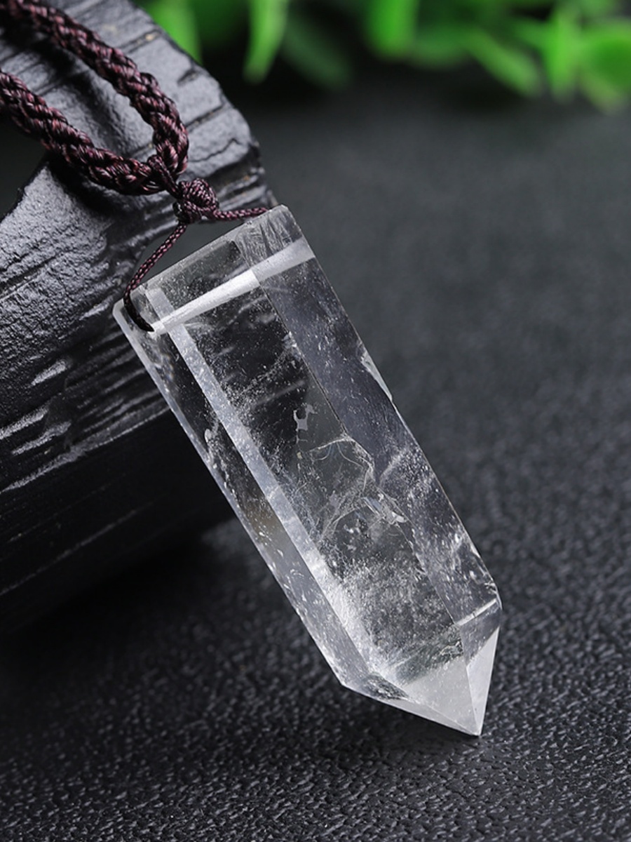 Clear Quartz Point Pendant | Master Healer Crystal Necklace - Image 2