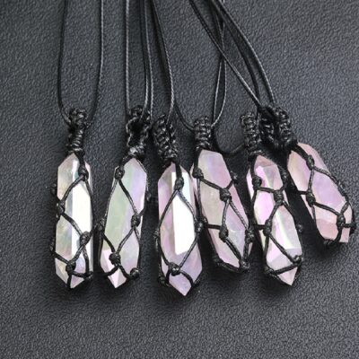 Rose Quartz Double Terminated Pendant | Natural Crystal Point for Love & Emotional Healing