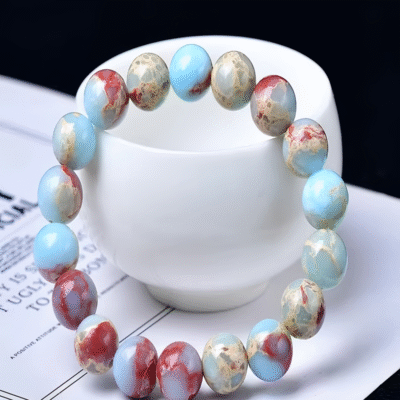 Natural Shoushan Stone Bracelet | Calming Energy, Creativity & Protection | ArvnDao