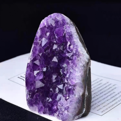Natural Uruguay Amethyst Cluster | ArvnDao Healing Crystal for Peace, Intuition & Energy Cleansing