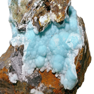 Natural Blue Aragonite Raw Crystal | Calming Ocean Stone Specimen | Healing Mineral