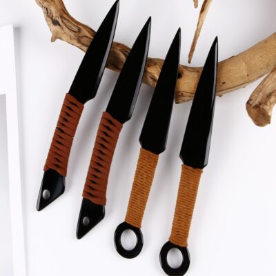 Obsidian Ritual Dagger Crystal Carving — Protective Energy Tool & Display Piece