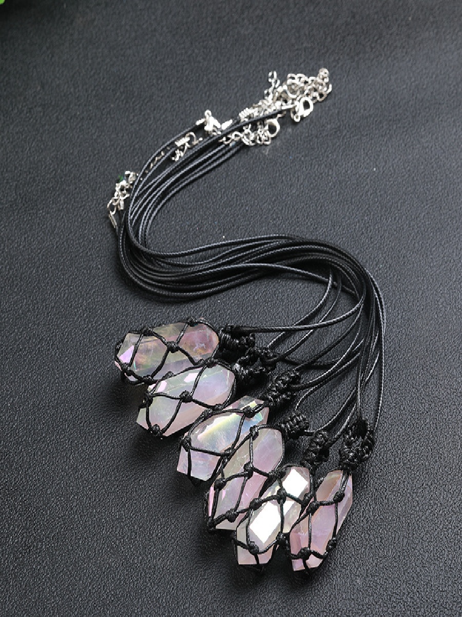 Rose Quartz Double Terminated Pendant | Natural Crystal Point for Love & Emotional Healing - Image 3