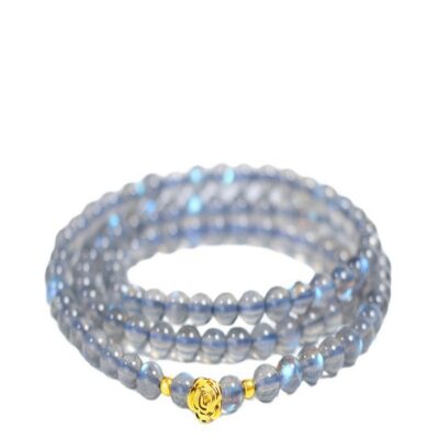 Gray Moonstone Bracelet for Intuition & Emotional Healing