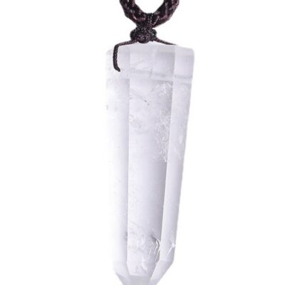 Clear Quartz Point Pendant | Master Healer Crystal Necklace