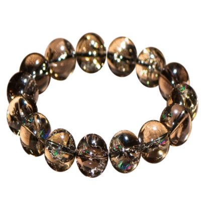 Black Azeztulite Crystal Bracelet | ArvnDao Energy Protection & Spiritual Ascension Healing Jewelry