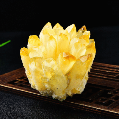 Natural Quartz Crystal Cluster for Energy Cleansing & Home Décor | ArvnDao