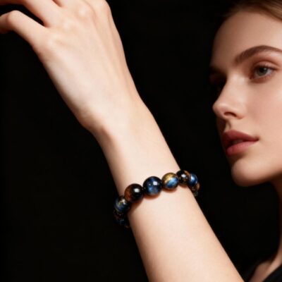 Pietersite Cat’s Eye Bracelet for Confidence & Protection