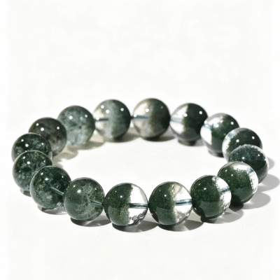 Green Phantom Quartz Bracelet for Wealth & Growth